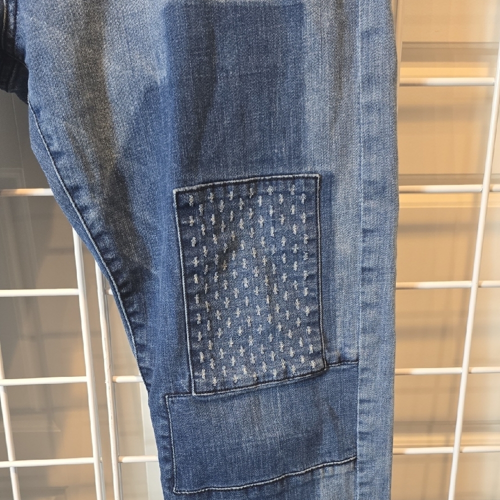 William Rast Multi Patchwork Ankle Jeans Size 31 - Picture 6 of 14